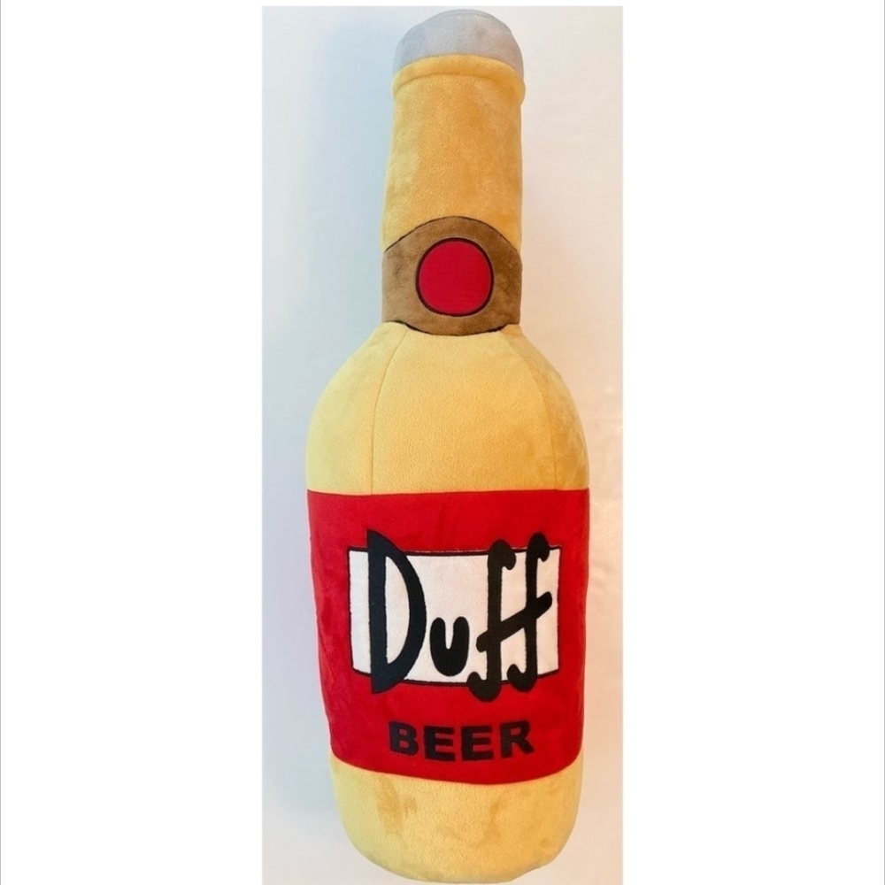 Duff Beer The Simpson’s Jumbo Large Plush Pillow Universal Studios Exclusive 32”